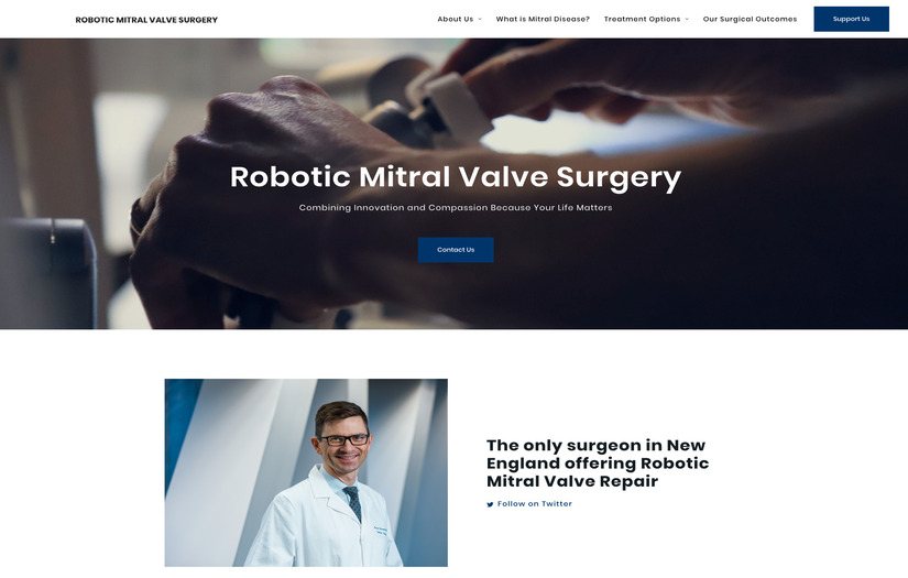 Website Design For Yale University screenshot 1